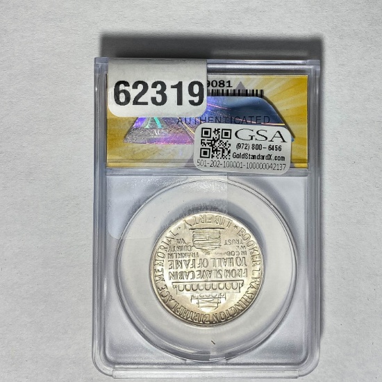 1946 50C Booker T. Washington ANACS MS65