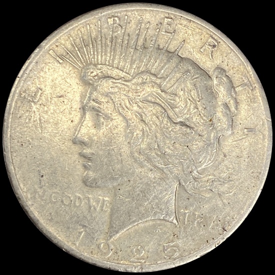 1925 Silver Peace Dollar LIGHTLY CIRCULATED