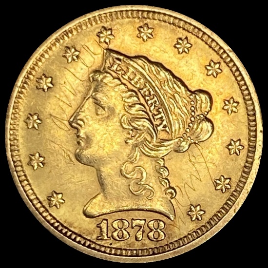 1878-S Liberty Head Gold Quarter Eagle $2.50 UNCIRCULATED