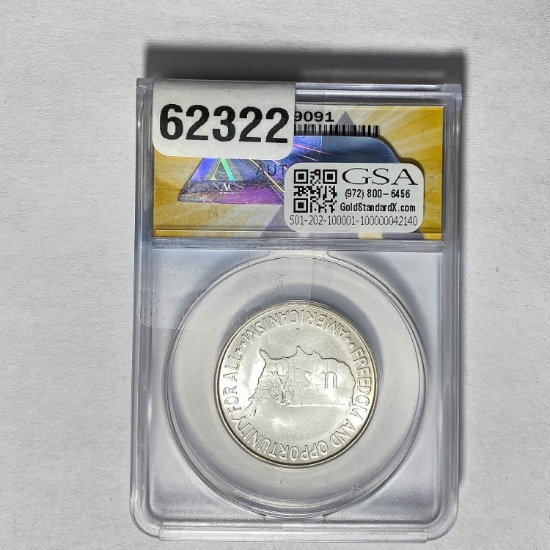 1953-S 50C Washington-Carver ANACS MS64