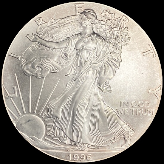 1996 1 oz Silver American Eagle $1 GEM BU