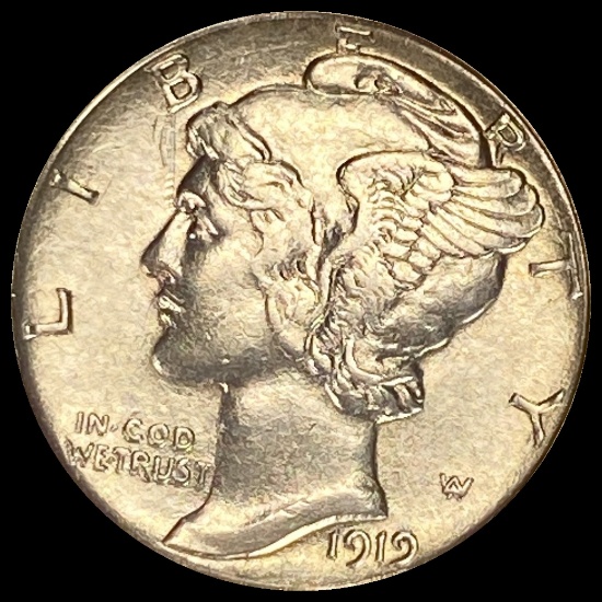 1919-D Mercury Dime UNCIRCULATED