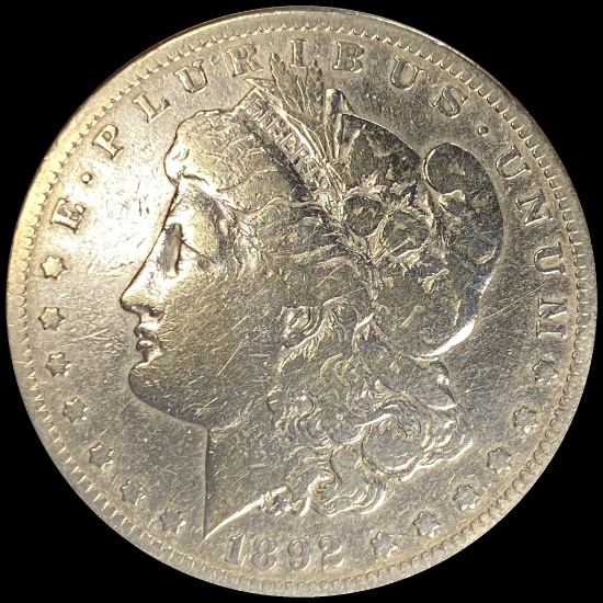 1892-S Silver Morgan Dollar LIGHTLY CIRCULATED