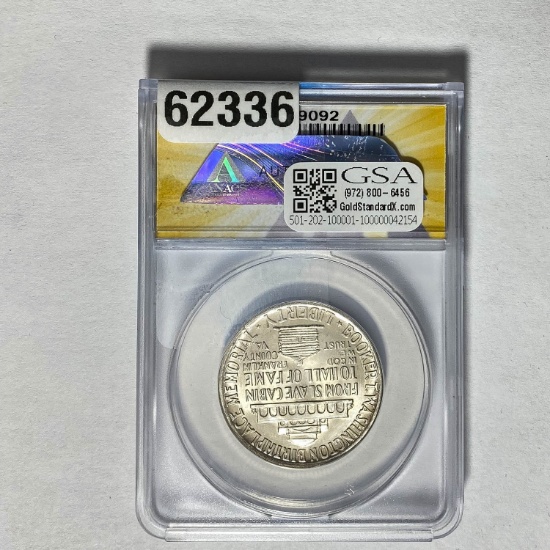 1950 50C Booker T. Washington ANACS MS65