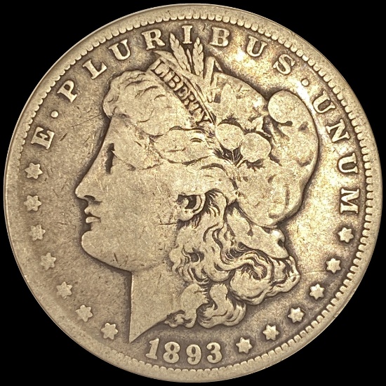 1893-CC Silver Morgan Dollar NICELY CIRCULATED