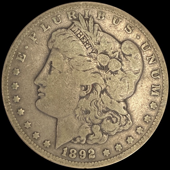 1892-CC Silver Morgan Dollar NICELY CIRCULATED