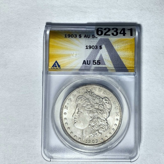 1903 Morgan Dollar ANACS AU 55 SILVER
