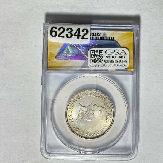 1952-d 50C Washington-Carver ANACS MS65