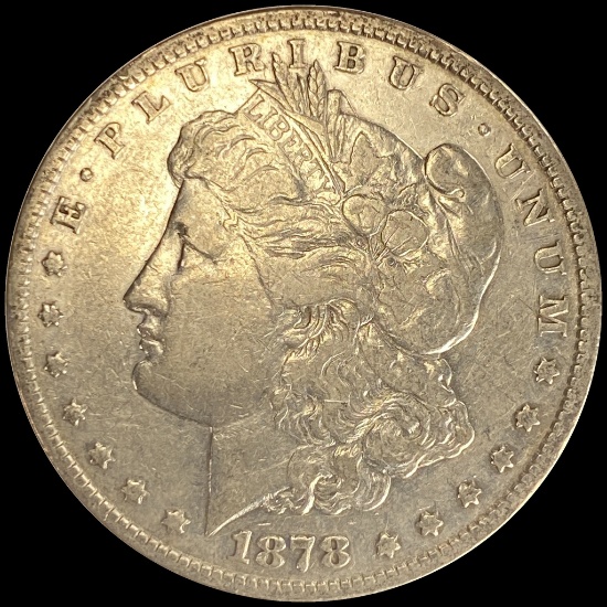 1878 Silver Morgan Dollar NEARLY UNCIRCULATED