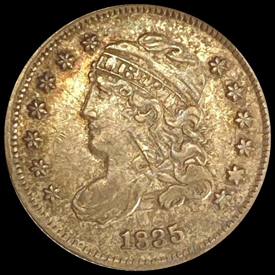1835 Capped Bust Half Dime LIGHTLY CIRCULATED