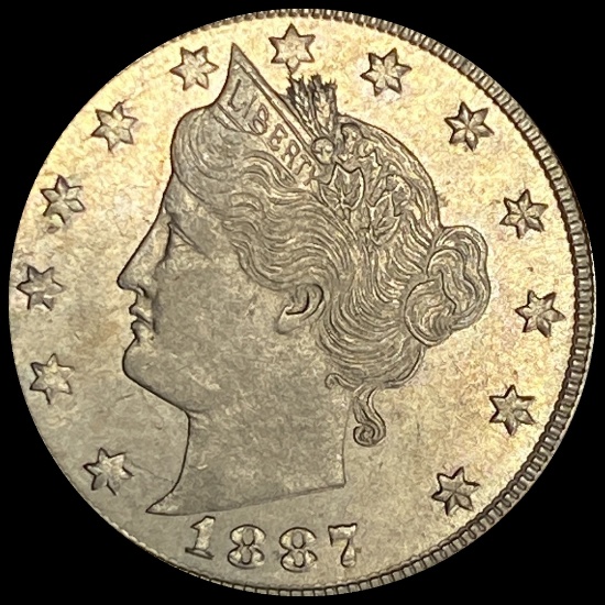 1887 Liberty Victory Nickel CLOSELY UNCIRCULATED