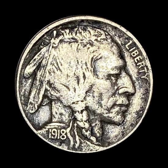 1918-S Buffalo Nickel LIGHTLY CIRCULATED