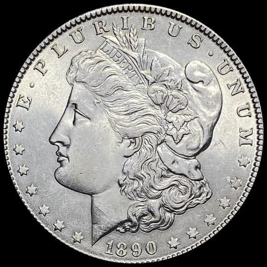 1890 Silver Morgan Dollar GEM BU