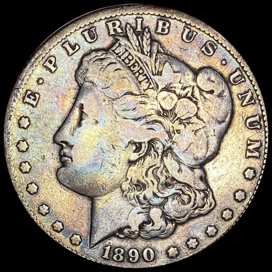 1890-CC Silver Morgan Dollar LIGHTLY CIRCULATED