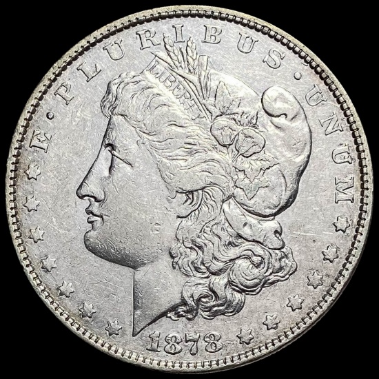 1878 Silver Morgan Dollar CLOSELY UNCIRCULATED