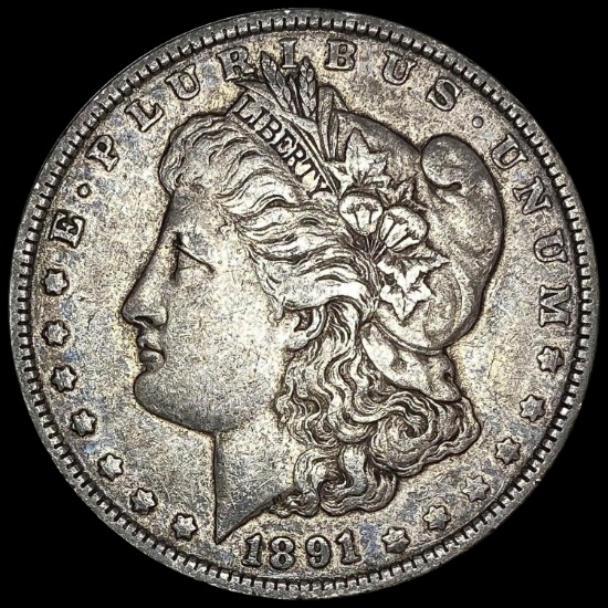 1891-O Silver Morgan Dollar LIGHTLY CIRCULATED