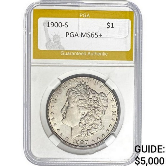 1900-S Morgan Dollar PGA   MS65+