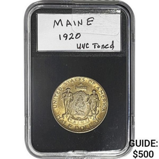 1920 Maine Centennial Half Dollar  UNC