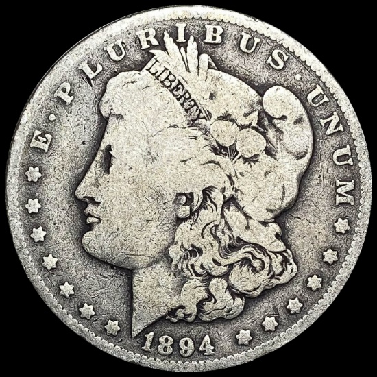 1894-O Silver Morgan Dollar LIGHTLY CIRCULATED