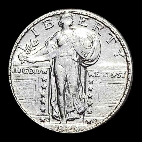 1924-S Standing Liberty Quarter ABOUT UNCIRCULATED