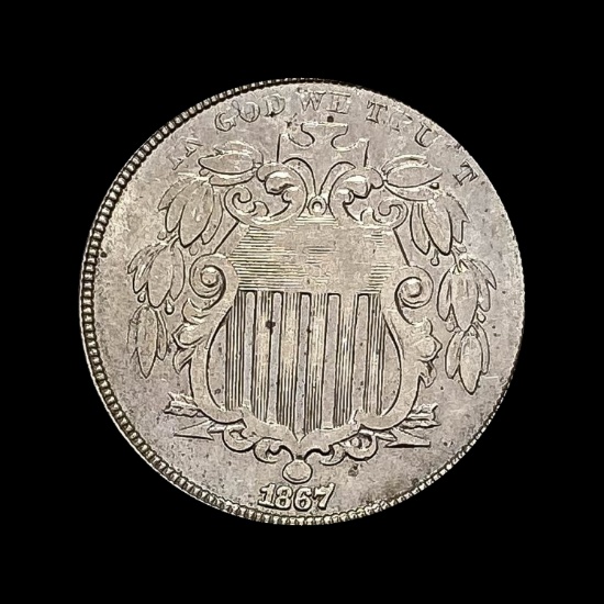 1867 Shield Nickel HIGH GRADE