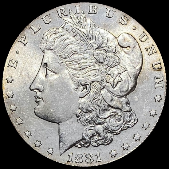 1881-S Silver Morgan Dollar CHOICE BU