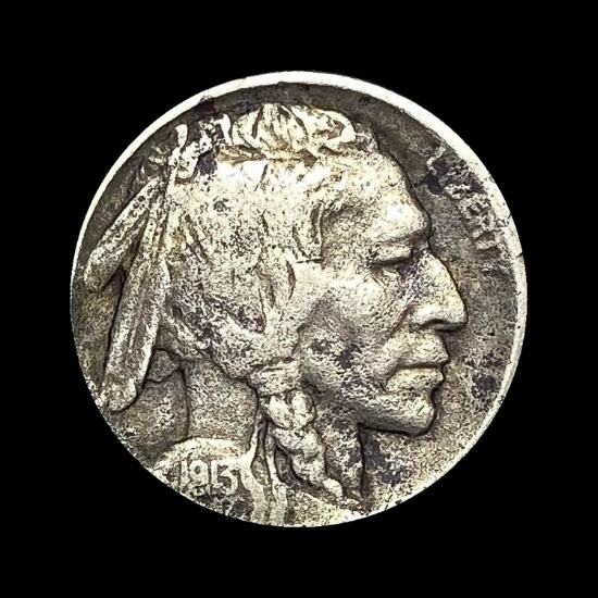 1913-D Buffalo Nickel LIGHTLY CIRCULATED