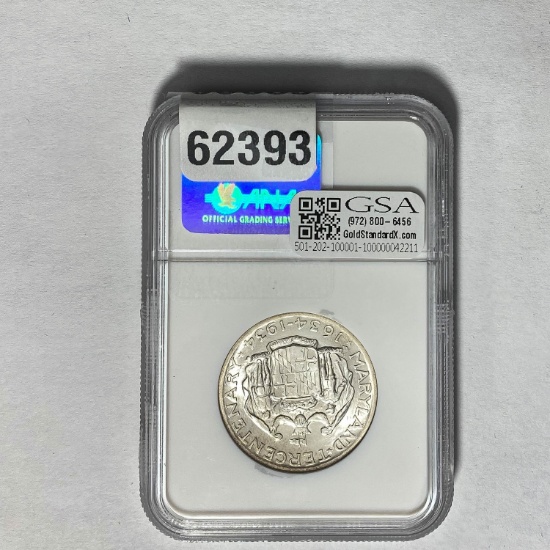 1943 50C Maryland NGC MS65
