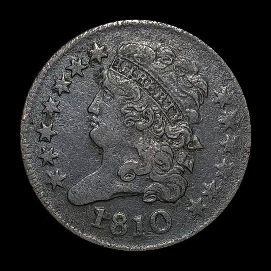 1810 Classic Head Half Cent LIGHTLY CIRCULATED