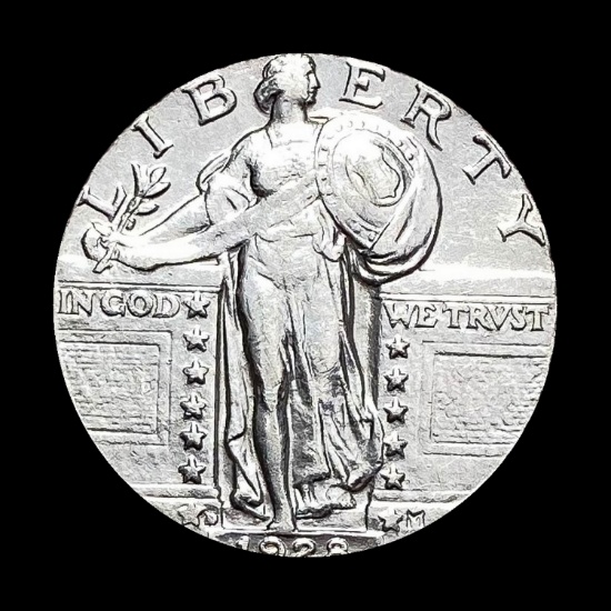 1928-D Standing Liberty Silver Quarter ABOUT UNCIRCULATED