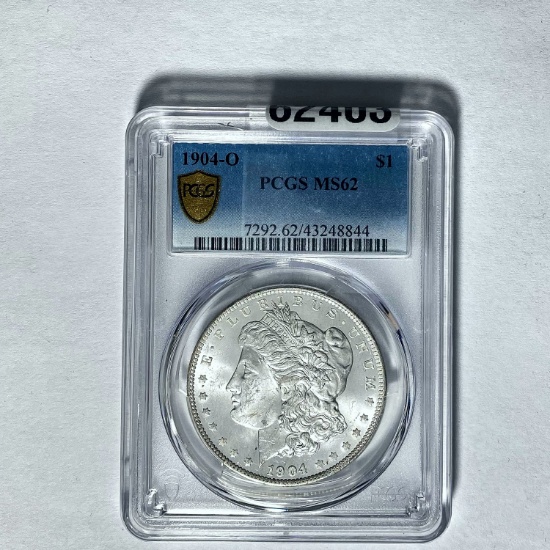 1904-O Morgan Dollar PCGS MS62 SILVER