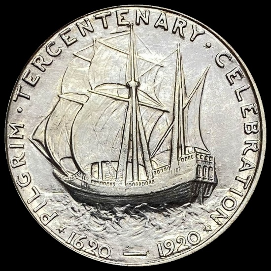 1920 Silver Pilgrim Tercentenary Half Dollar UNCIRCULATED