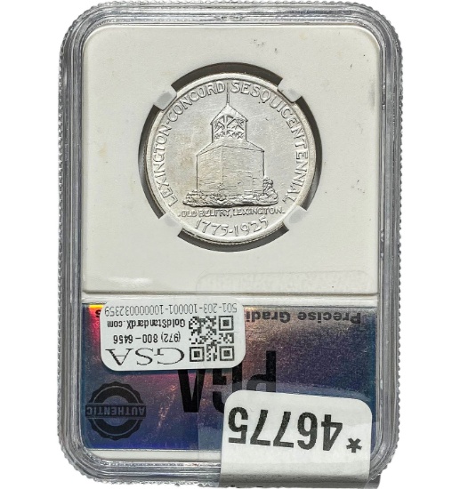 1925 Lexington Commemorative PGA MS66