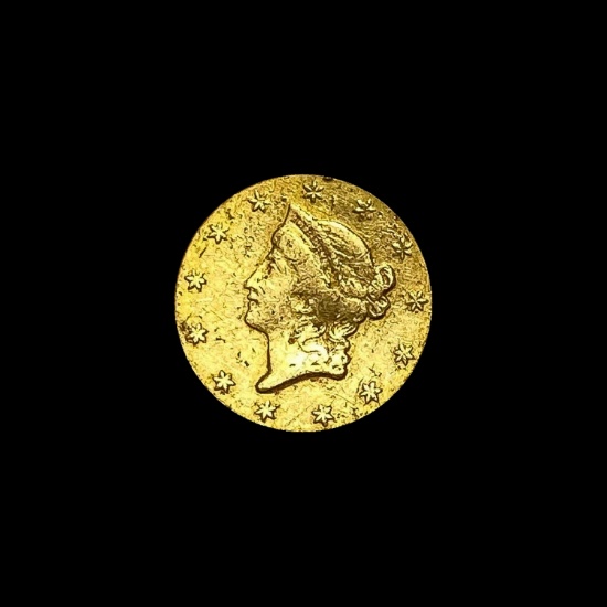 1849 Gold $1 Type 1 Liberty Head HIGH GRADE