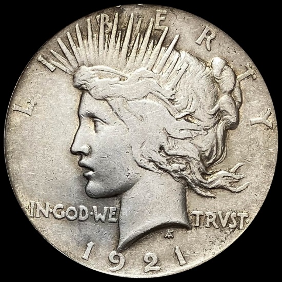 1921 Silver Peace Dollar LIGHTLY CIRCULATED