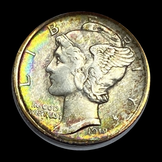 1918-D Mercury Dime LIGHTLY CIRCULATED