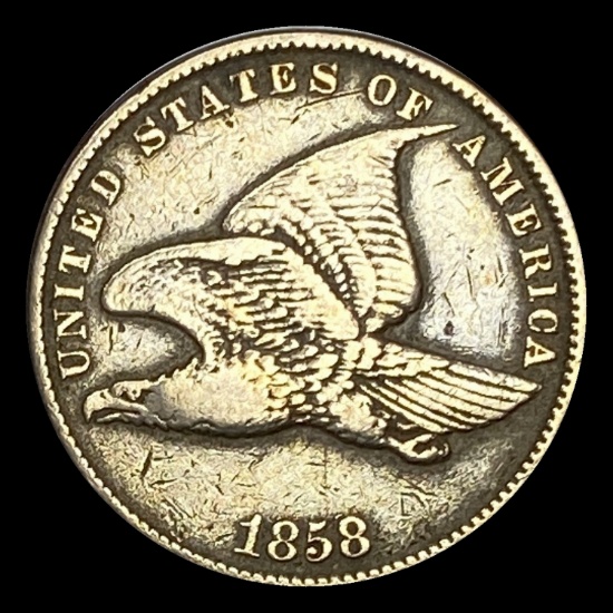 1858 Flying Eagle Cent LIGHTLY CIRCULATED