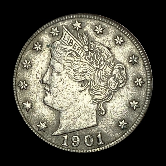 1901 Liberty Victory Nickel CHOICE AU