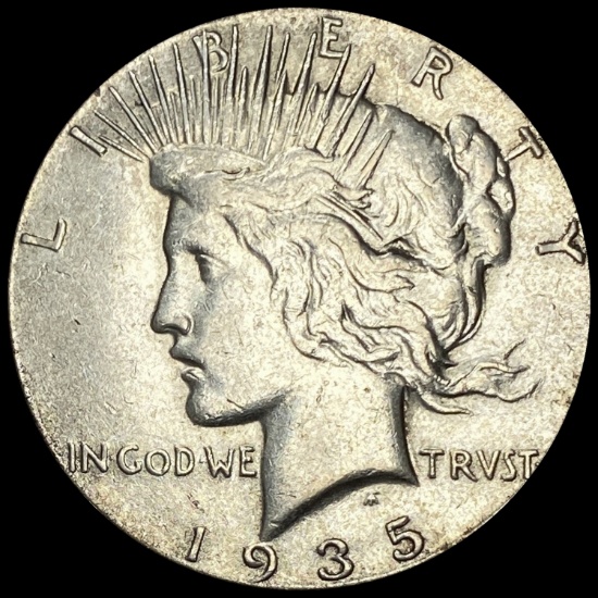 1935-S Silver Peace Dollar LIGHTLY CIRCULATED