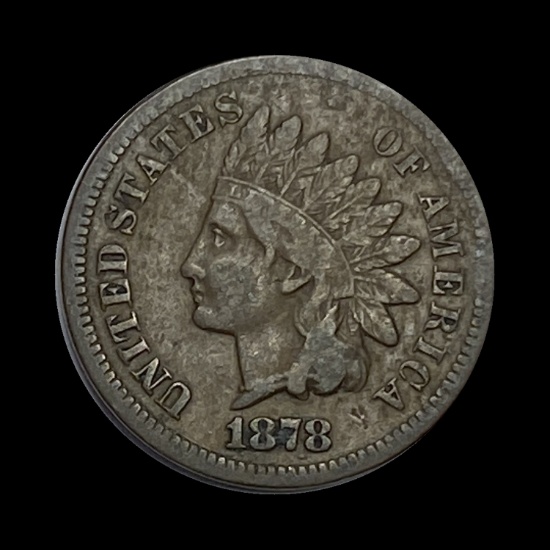 1878 Indian Head Cent LIGHTLY CIRCULATED