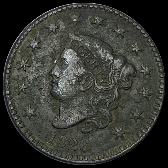 1826 Coronet Head Large Cent HIGH GRADE