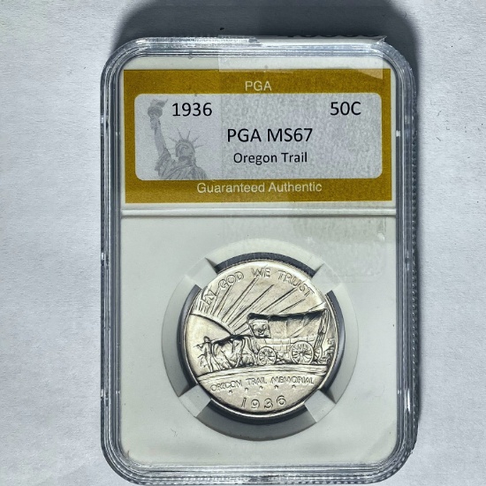 1936 Oregon Trail 50C PGA MS67