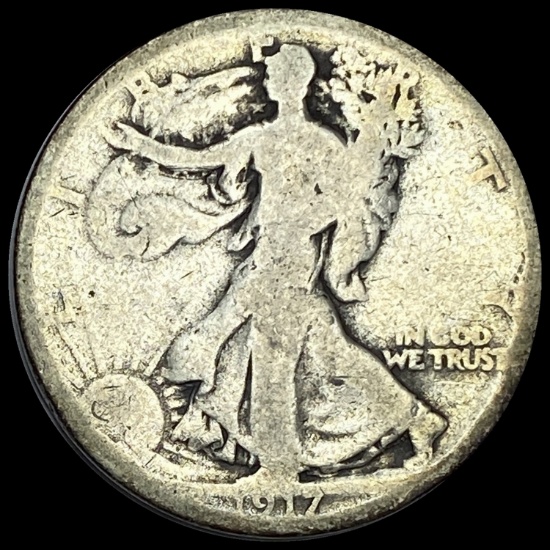 1917-S Walking Liberty Half Dollar NICELY CIRCULATED