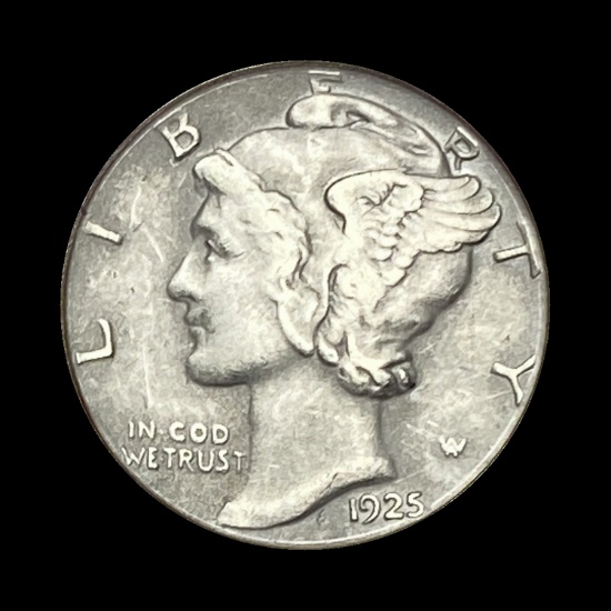 1925-S Silver Mercury Dime HIGH GRADE