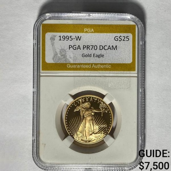 1995-W $25 Gold Eagle PGA PR70 DCAM