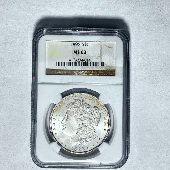 1896 Morgan Dollar NGC MS63 SILVER