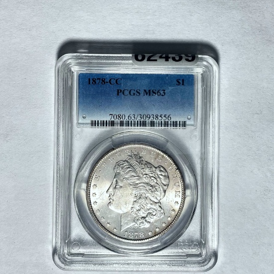 1878-CC Morgan Dollar PCGS MS63 SILVER