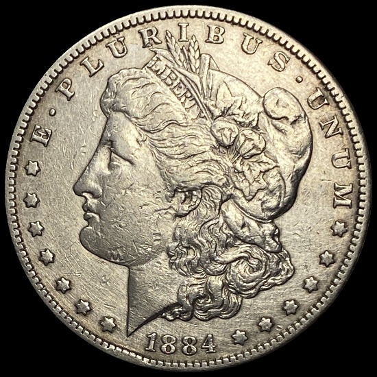 1884-S Morgan Silver Dollar CLOSELY UNCIRCULATED