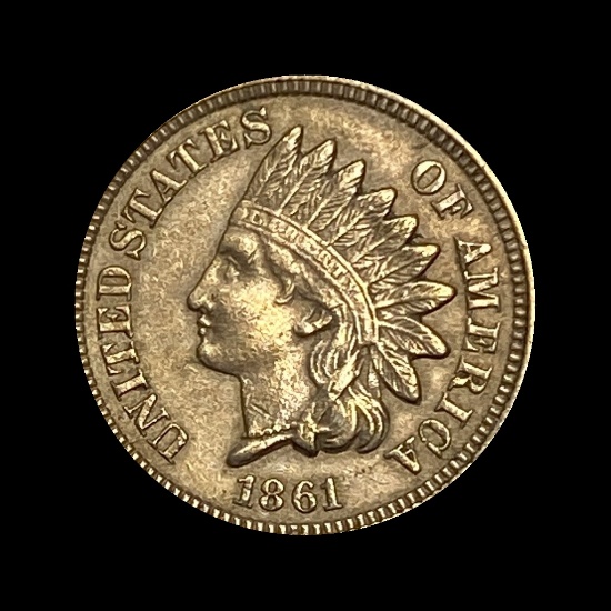 1861 Indian Head Cent CLOSELY UNCIRCULATED