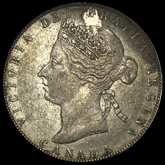 1881-H Canada Silver 50 Cents LIGHTLY CIRCULATED
